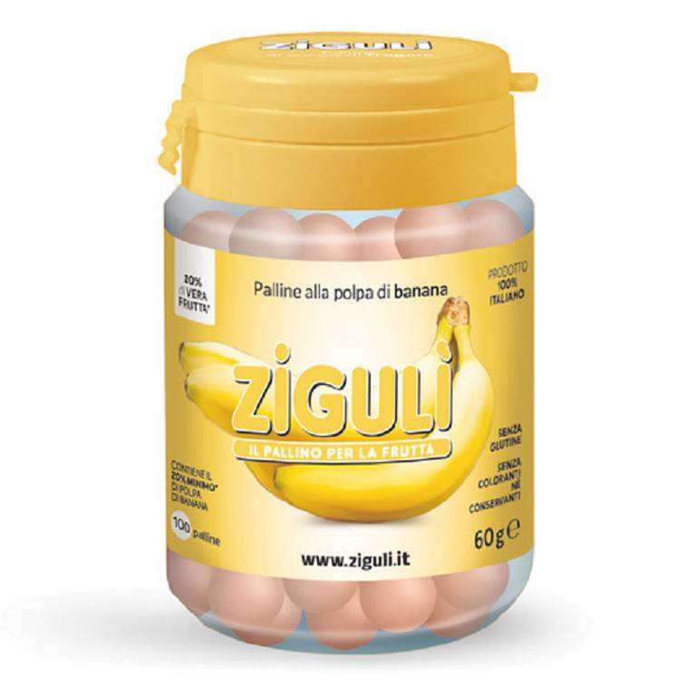 ZIGULI BANANA 100PALLINE 60G